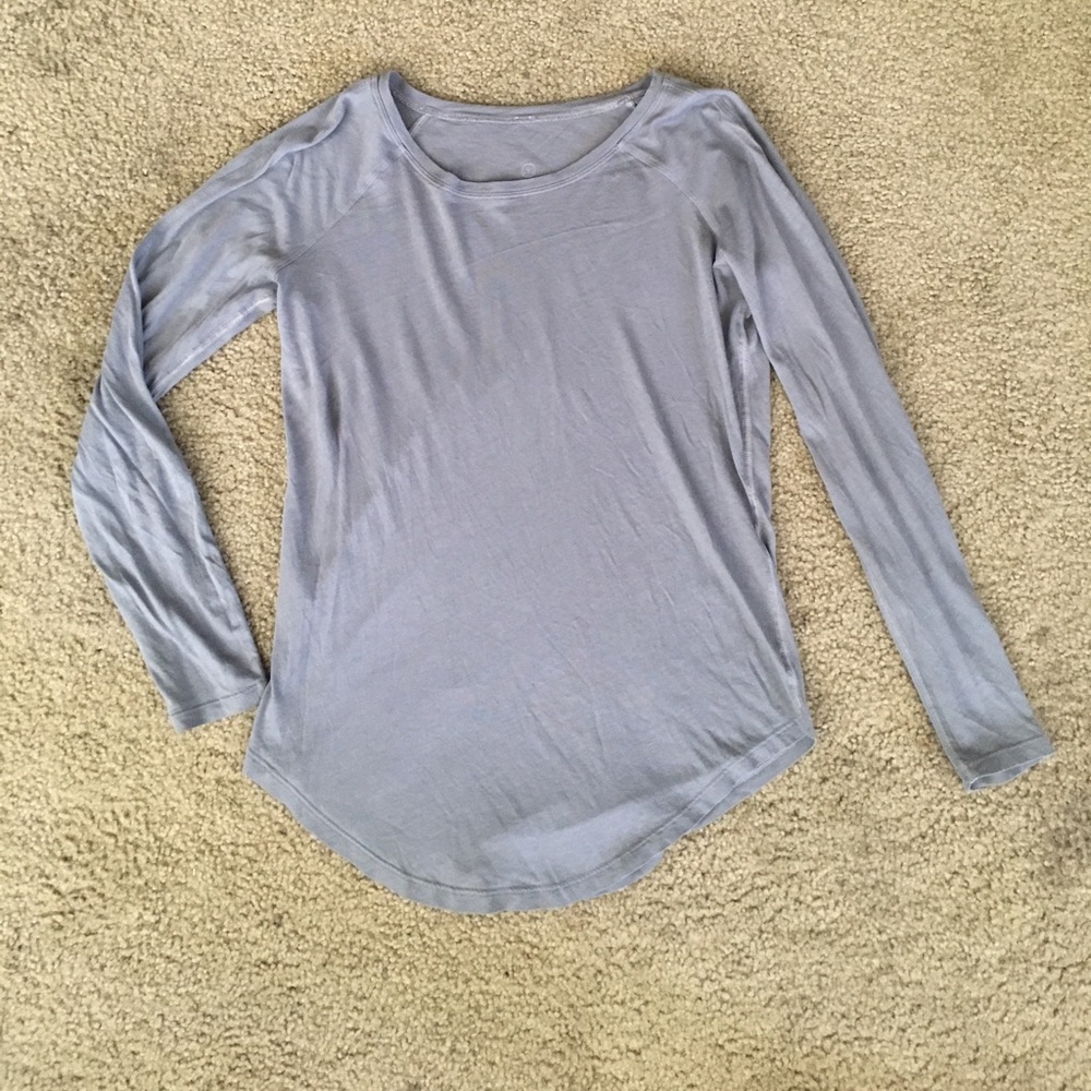 Grey Lululemon Locarno Long Sleeve Sz 4